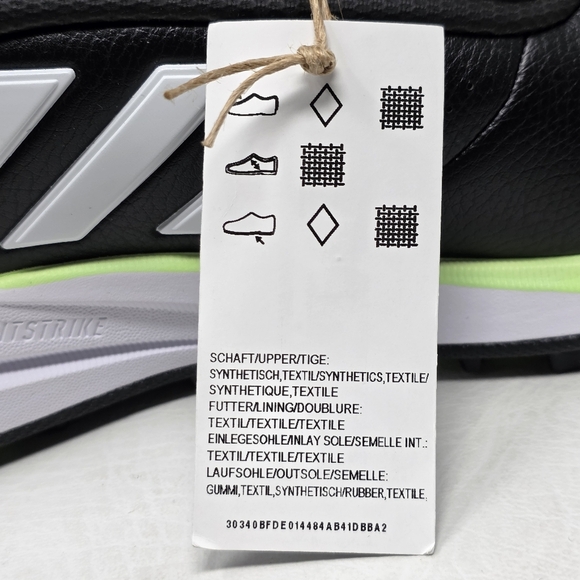 Adidas Solarmotion 24 Golf Shoes Mens Size 11 Black/White/Green IG0827 New main image 5